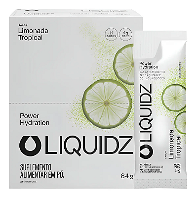 Eletrólitos Sabor Limonada Tropical  LIQUIDZ
