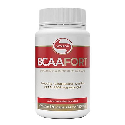 BCAA Fort - 120 Cápsulas - Vitafor