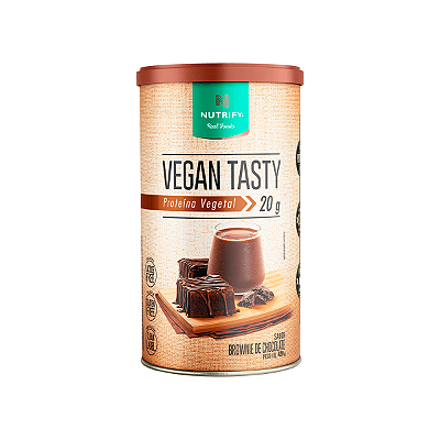 VEGAN TASTY - BROWNIE DE CHOCOLATE - 420g - NUTRIFY