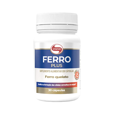 FERRO PLUS 30 CAPS - VITAFOR