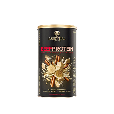BEEF PROTEIN - SABOR BANANA COM CANELA - 420g / 14Ds - ESSENTIAL NUTRITION
