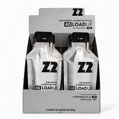 Energy Gel Z2 - Loadup 40g de Carboidrato- 100mg Sódio - CX/ 10un
