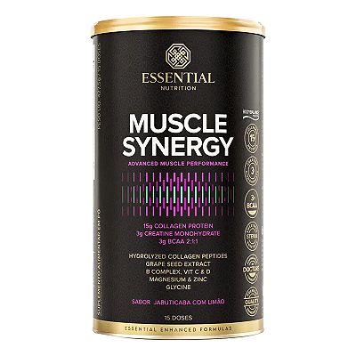 MUSCLE SYNERGY - SABOR JABUTICABA COM  LIMAO 427,5g / 15DDs - ESSENTIAL NUTRITION