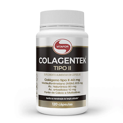 COLAGENTEK TIPO II - 120 CAPS - VITAFOR