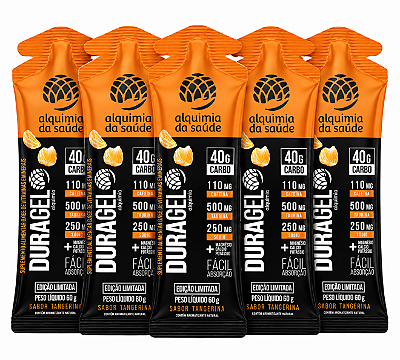 Gel Alquimia Duragel Sabor Tangerina 40g de Carbo - 5und