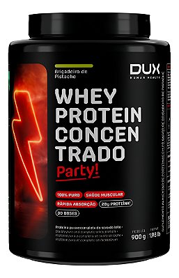 WHEY PROTEIN CONCENTRADO - SABOR BRIGADEIRO DE PISTACHE 900g - DUX NUTRITION