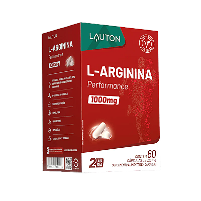 L-ARGININA 1000Mg - 60 CAPS - LAUTON