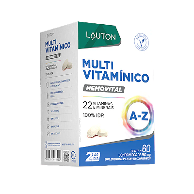 MULTI VITAMINICO ( HEMOVITAL ) 60 CAPS - LAUTON