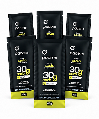 Gel Pace It Hidrogel 30g Car | Limão 45g - 6und
