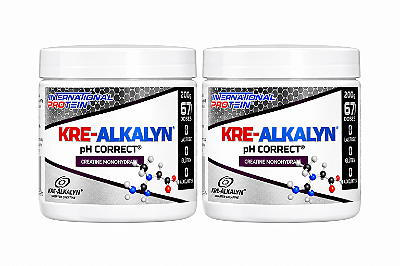 LEVE 2 PAGUE 1 - Creatina Kre-Alkalyn - 2 Unidades de 200g - International Protein