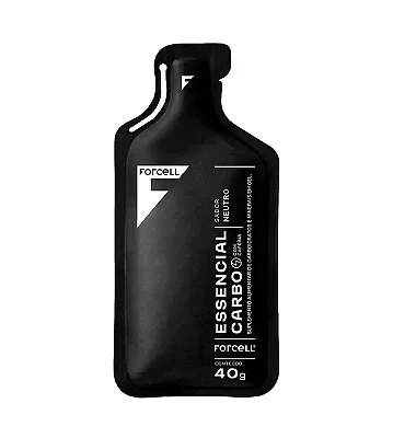 Gel Essencial Carbo Sabor Neutro Com Cafeina- 40g de Carboidratos | Forcell