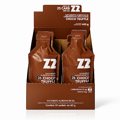 Energy Gel Z2 - Choco Truffle 25g de Carboidrato- CX/ 10un