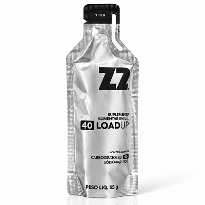 Energy Gel Z2 - Loadup 40g de Carboidrato- 100mg Sódio - CX/ 5un