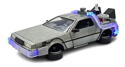 Miniatura Delorean De Volta Para O Futuro 2 C/ Luz Jada 1:24