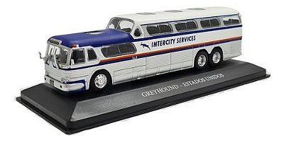 Miniatura Ônibus Greyhound Estados Unidos 1:72