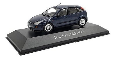 Miniatura Ford Focus Clx 1998 Azul Metal 1:43
