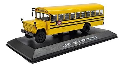 Miniatura Ônibus Gmc Escolar Estados Unidos 1:72