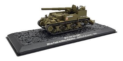 Miniatura Caminhão Tanque De Guerra Nº 13 M12 Gmc 1944 1:72