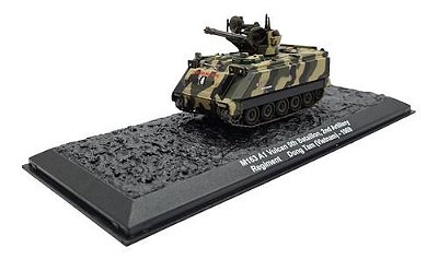 Miniatura Tanque M163 Carro De Combate Viatnã 69 Metal 1:72