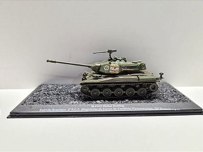 Miniatura Tanque M41a3 Exército Brasil Carro De Combate 1:72