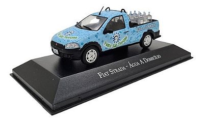 Miniatura Fiat Strada Água A Domicílio Carro De Serviço 1:43