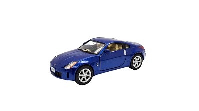 Miniatura Nissan 350z Azul Metal 1:34
