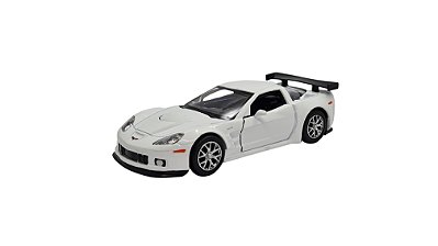 Miniatura Chevrolet Corvette C6R Branco 1:36