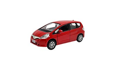 Miniatura Honda Fit Vermelho RMZ 1:36