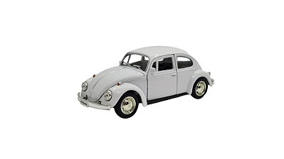 Miniatura Volkswagen Fusca Branco RMZ 1:32