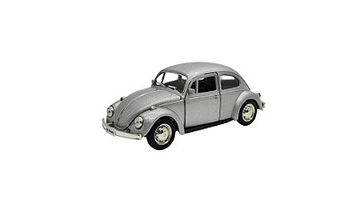 Miniatura Volkswagen Fusca Prata RMZ 1:32