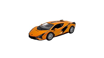 Miniatura Lamborghini Sian FKP 37 Laranja 1:40