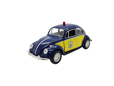 Miniatura Volkswagen Fusca 1967 Policia Prf Metal 1:32