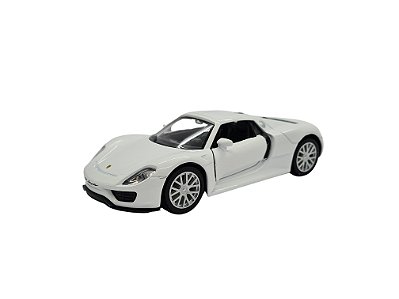 Miniatura Porsche 918 Spyder Branco Rmz Metal 1:36