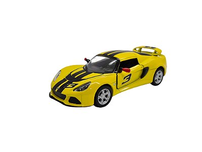 Miniatura Lotus Exige S 2012 Amarelo Metal 1:32