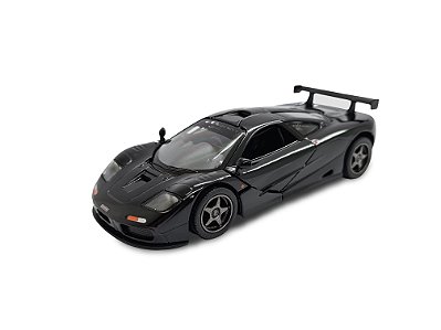 Miniatura Mclaren F1 Gtr 1995 Preto Metal 1:34