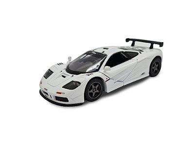 Miniatura Mclaren F1 Gtr 1995 Branco Metal 1:34