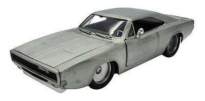 Miniatura Velozes E Furiosos Dodge Charger Prata Jada 1:24