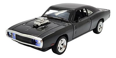 Miniatura Dodge Charger Rt Velozes Acende Luz/som Metal 1:32