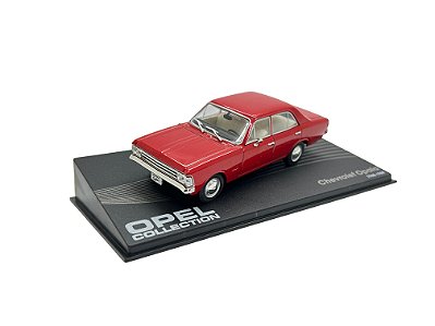 Miniatura Chevrolet Opala 1968-1969 Opel Vermelho Metal 1:43
