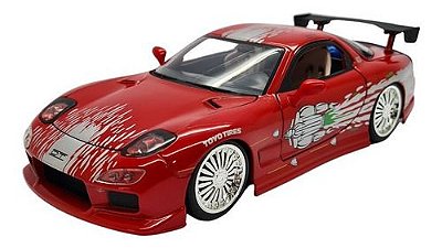 Miniatura Mazda Rx7 1993 Velozes E Furiosos Metal Jada 1:24