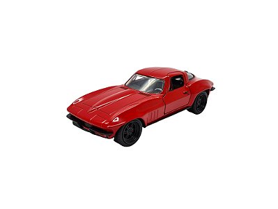 Miniatura Corvette 1966 Velozes E Furiosos Metal 1:32