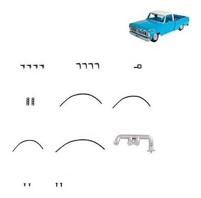 Fascículo Nº 25 Pick Up Ford F100 Escala 1:8 Salvat