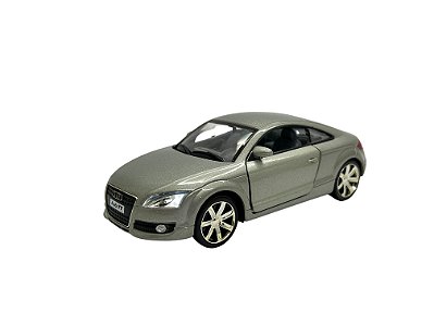 Miniatura Audi TT Cinza Acende Luz e Som 1:32