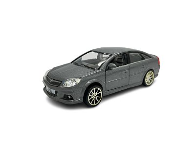 Miniatura Opel Vectra Cinza Acende Luz e Som 1:32