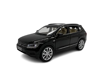 Miniatura Volkswagen Tiguan Preto Acende Luz e Som 1:32