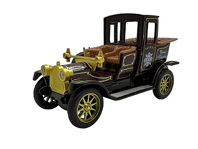 Miniatura Locomobile Classic II Antigo Bordô Metal 1:32