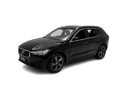 Miniatura Volvo XC60 Preto Acende Luz e Som 1:32