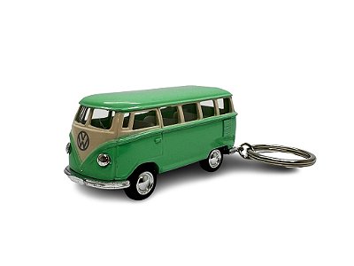 Miniatura Chaveiro Volkswagen Kombi Verde Metal 1:64