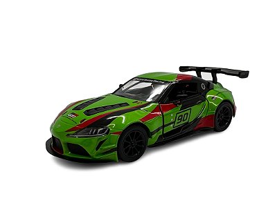 Miniatura Toyota GR Supra Racing Verde Metal 1:36