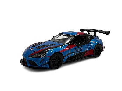 Miniatura Toyota GR Supra Racing Azul Metal 1:36